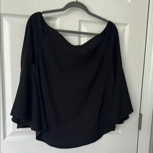 Bar III Black off shoulder  Flowy Blouse